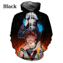 Jujutsu Kaisen - Men's Hoodie Satoru Gojo 3D Printed Hoodie Pullover