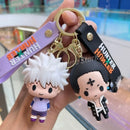 HUNTER X HUNTER Action Figure Keychain - Featuring Killua, GON, Hisoka, Chrollo, Kurapika 7cm