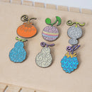 ONE PIECE Devil Fruit Lapel Pins for Backpack Enamel Pin Men Brooches on Clothes Bags Briefcase Badges Accessories