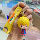 HUNTER X HUNTER Action Figure Keychain - Featuring Killua, GON, Hisoka, Chrollo, Kurapika 7cm