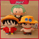 Once Piece -  Luffy, Zoro, Ace Plush