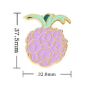 ONE PIECE Devil Fruit Lapel Pins for Backpack Enamel Pin Men Brooches on Clothes Bags Briefcase Badges Accessories