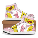 Dragon Ball  Super High-Top Sneakers showing popular characters