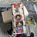 One Piece -5 pair sock pack displaying Luffy and Chopper