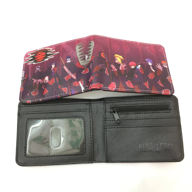 NARUTO Folding Wallet in multiple prints