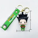 HUNTER X HUNTER Action Figure Keychain - Featuring Killua, GON, Hisoka, Chrollo, Kurapika 7cm
