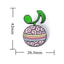 ONE PIECE Devil Fruit Lapel Pins for Backpack Enamel Pin Men Brooches on Clothes Bags Briefcase Badges Accessories