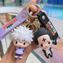HUNTER X HUNTER Action Figure Keychain - Featuring Killua, GON, Hisoka, Chrollo, Kurapika 7cm