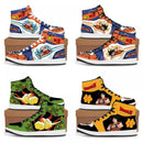 Dragon Ball  Super High-Top Sneakers showing popular characters