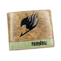 Fairy Tail Men's Folding Wallet Card Holder PU Leather Short Purse