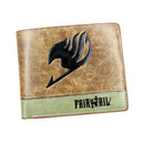 Fairy Tail Men's Folding Wallet Card Holder PU Leather Short Purse