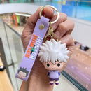 HUNTER X HUNTER Action Figure Keychain - Featuring Killua, GON, Hisoka, Chrollo, Kurapika 7cm
