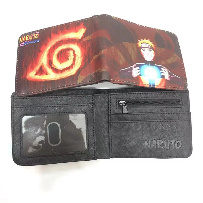 NARUTO Folding Wallet in multiple prints