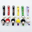 HUNTER X HUNTER Action Figure Keychain - Featuring Killua, GON, Hisoka, Chrollo, Kurapika 7cm