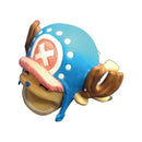 One Piece charm cable protector featuring Luffy, Roronoa, Chopper