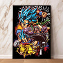 Canvas Wall Art - Dragon Ball Super Characters