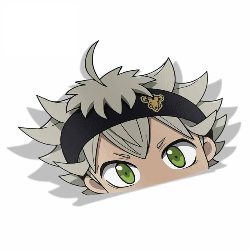 Asta Black Clover 13cm x 9.3cm Vinyl Decal Auto Sticker