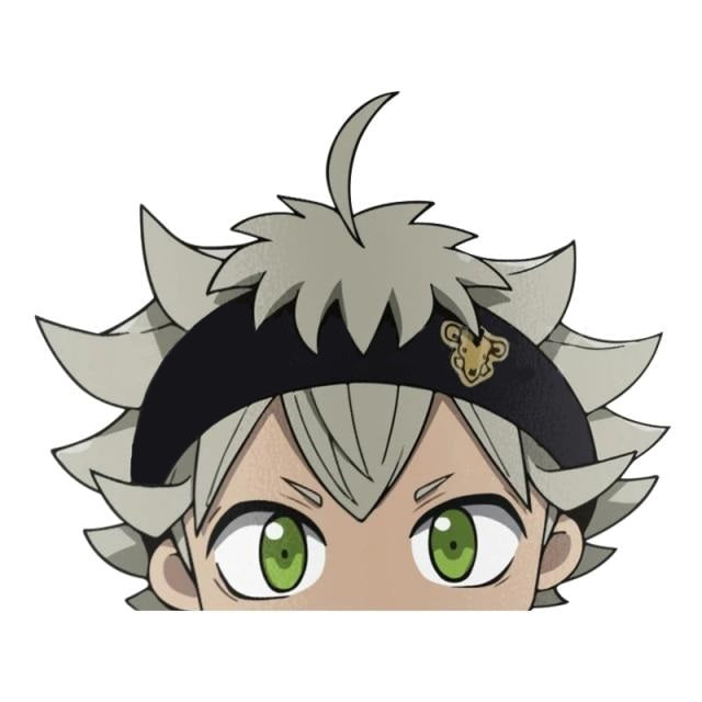 Asta Black Clover 13cm x 9.3cm Vinyl Decal Auto Sticker