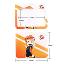 Hinata & Kageyama Haikyu!! Lanyard with Badge Holder & Charm Strap