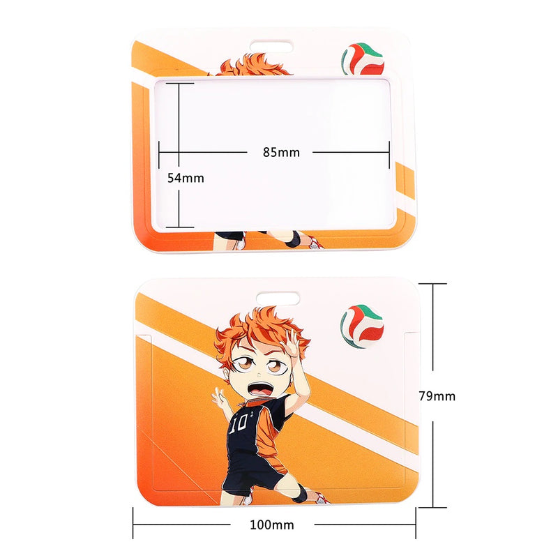 Hinata & Kageyama Haikyu!! Lanyard with Badge Holder & Charm Strap