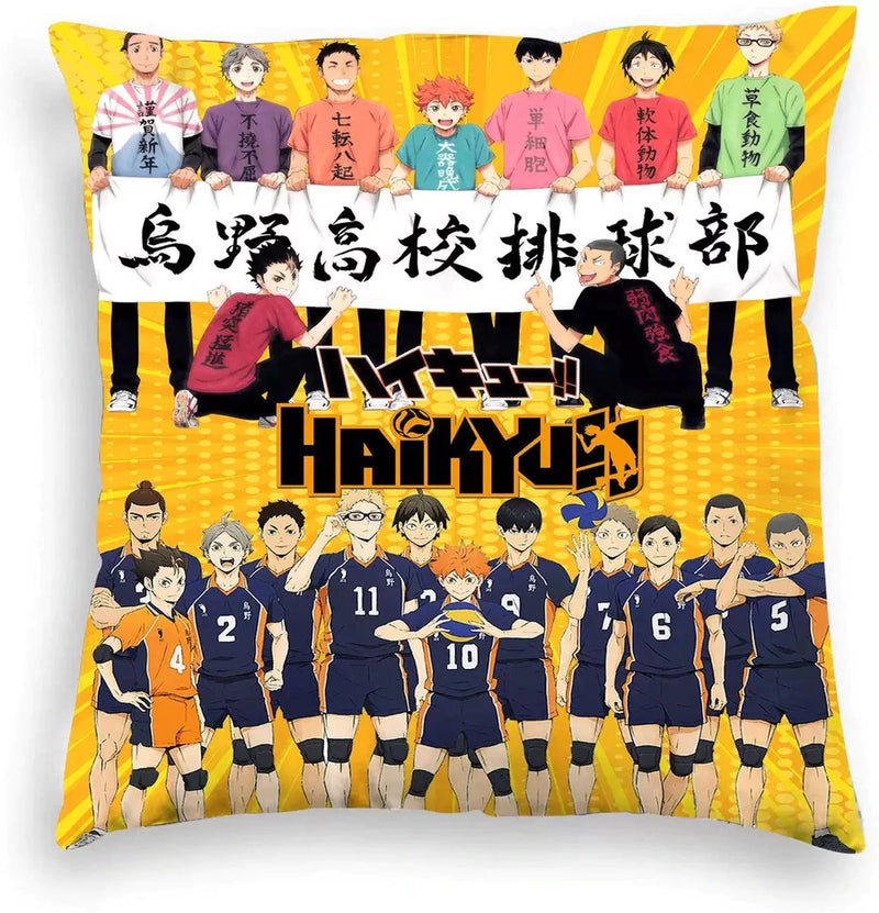 Haikyu!! Karasuno Party Pillowcase 45cm X 45cm (pillowcase only)