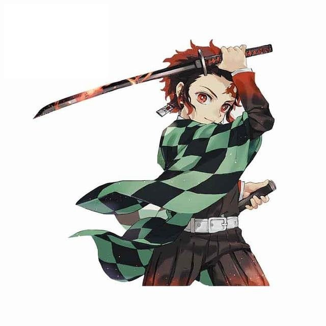 Tanjiro Kamado Demon Slayer 13cm x 8.7cm Vinyl Decal Auto Sticker