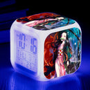 Demon Slayer Digital Alarm Clock with 7 Colors Glowing Led