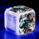 Demon Slayer Digital Alarm Clock with 7 Colors Glowing Led