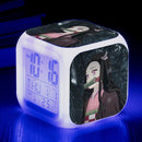 Demon Slayer Digital Alarm Clock with 7 Colors Glowing Led