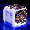 Demon Slayer Digital Alarm Clock with 7 Colors Glowing Led