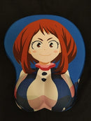 Sexy Anime Girls 3D Mouse Pad with Wrist Rest Soft Silica Assorted Styles