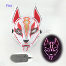 Japanese Fox Mask Neon Led Light