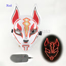 Japanese Fox Mask Neon Led Light