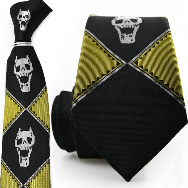 JoJo's Bizarre Adventure Skull Neck Tie