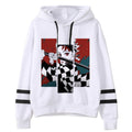 Demon Slayer Hooded Sweatshirt w/ Striped Sleeves - 20 Different Styles