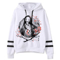 Demon Slayer Hooded Sweatshirt w/ Striped Sleeves - 20 Different Styles