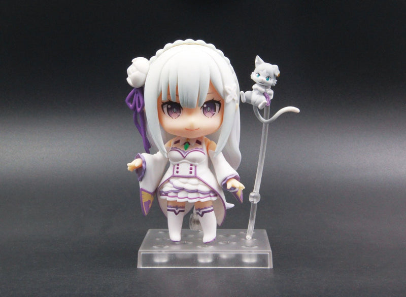 Anime Re : Life in a different world from zero Emilia Kawaii Cute Action Figure