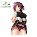 JDM Sexy Anime Girl 13cm x 11.67cm Vinyl Decal Auto Sticker