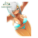 JDM Sexy Anime Girl 13cm x 11.67cm Vinyl Decal Auto Sticker