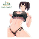 JDM Sexy Anime Girl 13cm x 11.67cm Vinyl Decal Auto Sticker