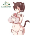 JDM Sexy Anime Girl 13cm x 11.67cm Vinyl Decal Auto Sticker