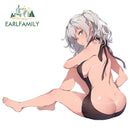 JDM Sexy Anime Girl 13cm x 11.67cm Vinyl Decal Auto Sticker