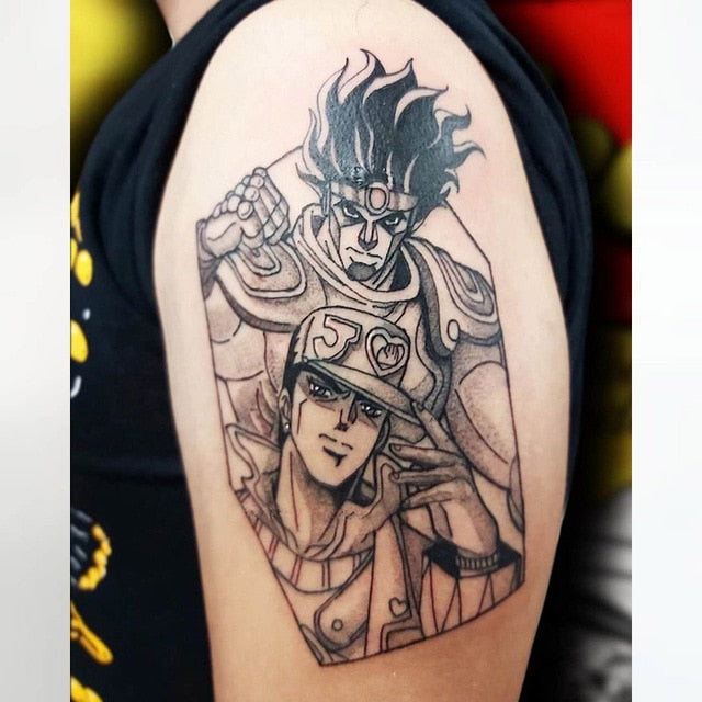 Josuke jjba tattoo  Adventure tattoo Nerd tattoo Anime tattoos