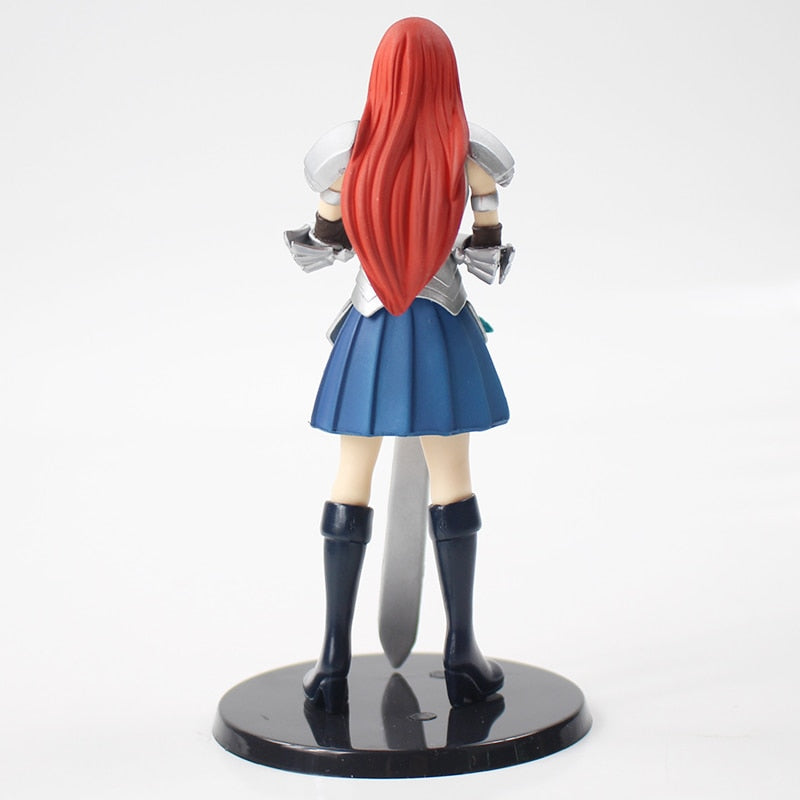 Fairy Tail Action Figures - Erza Scarlett Grey Fullbuster Lucy Heartfilia  Natsu Dragnir PVC Action Figure