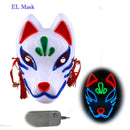 Japanese Fox Mask Neon Led Light