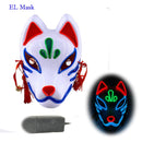 Japanese Fox Mask Neon Led Light