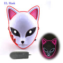 Japanese Fox Mask Neon Led Light
