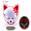 Japanese Fox Mask Neon Led Light
