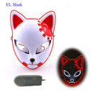 Japanese Fox Mask Neon Led Light