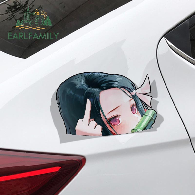 Nezuko Kamado Demon Slayer 13cm x 9cm Vinyl Decal Auto Sticker